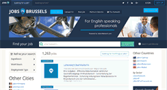 Desktop Screenshot of jobsinbrussels.com